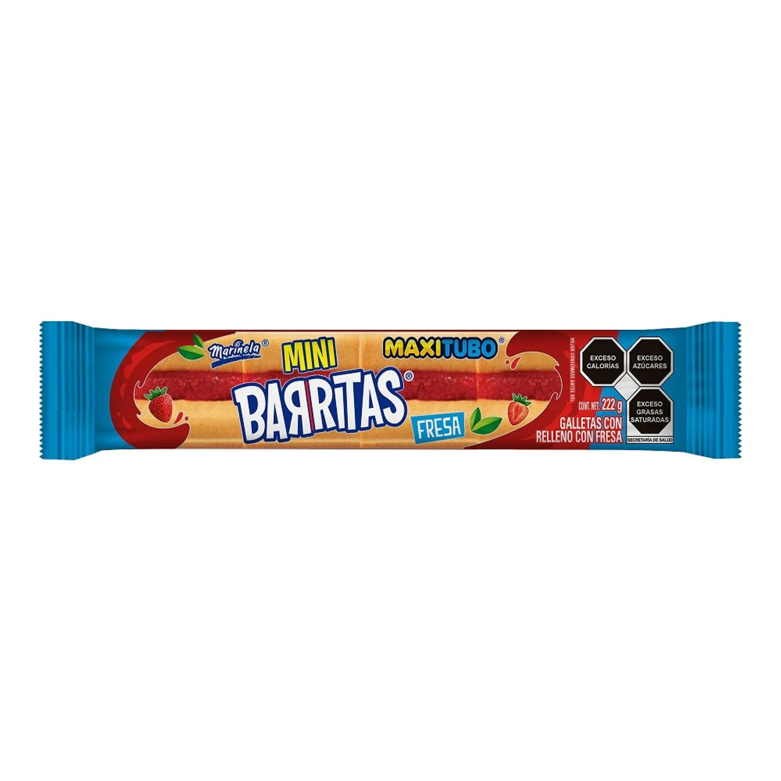 Mitoteland — Mini Barritas Marinela — Soft cookies filled with sweet strawberry or pineapple flavour jam. A taste of Mexico’s favourite treat!
